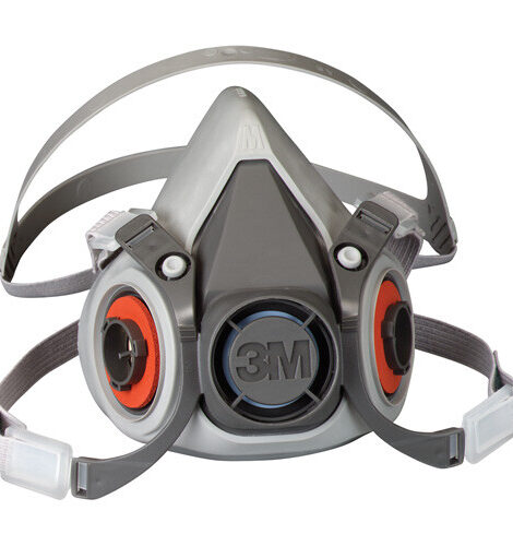3M 6000 Series Half Facepiece Reusable Respirator, Thermoplastic, Medium