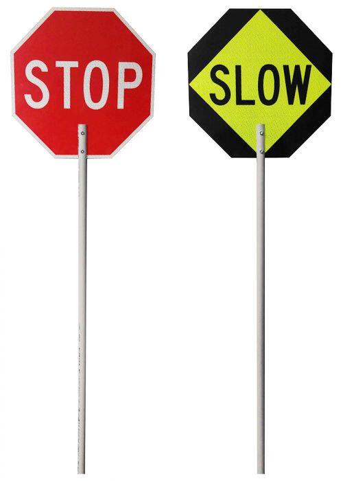 TC-22 Stop/Slow Sign with 5' Pole