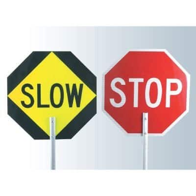 TC-22 Stop/Slow Sign with 5' Pole - Image 2